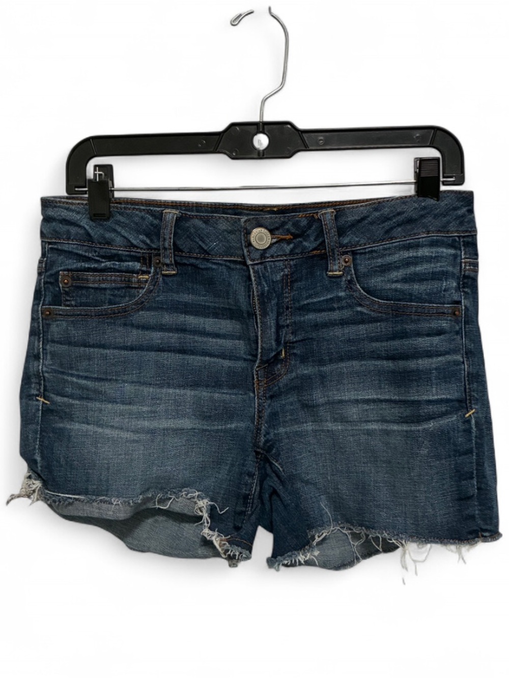 Y2K American Eagle Blue Denim Cutoff Shorts